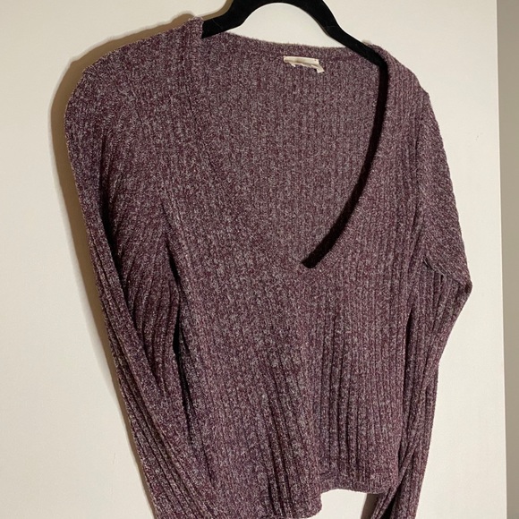 Wilfred Free Bittar Cropped Long Sleeve - Purple - Picture 7 of 8